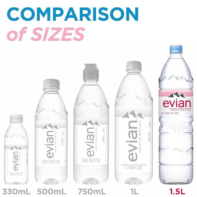 Evian (Evian) 1.5LX12 this natural mineral water