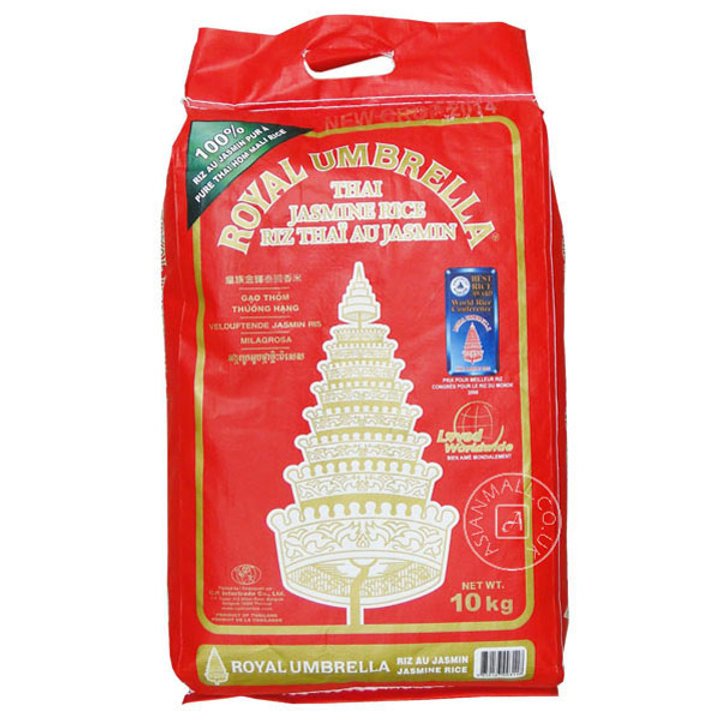 Royal Umbrella Thai Jasmine Fragrant Rice 10kg